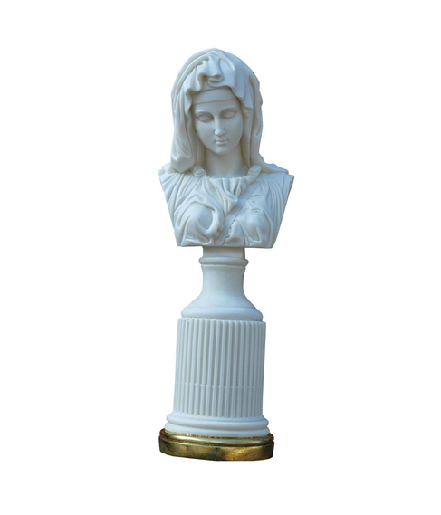 imagem de Busto de Maria com Base Dourada Mdio 45cm - BML003