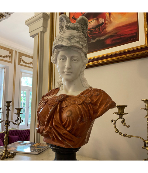 imagem de Busto em Mrmore Atena 83cm - BMP029