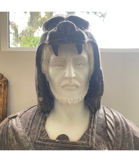 imagem de Busto em Mrmore de Hrcules VII 83cm - BMP043