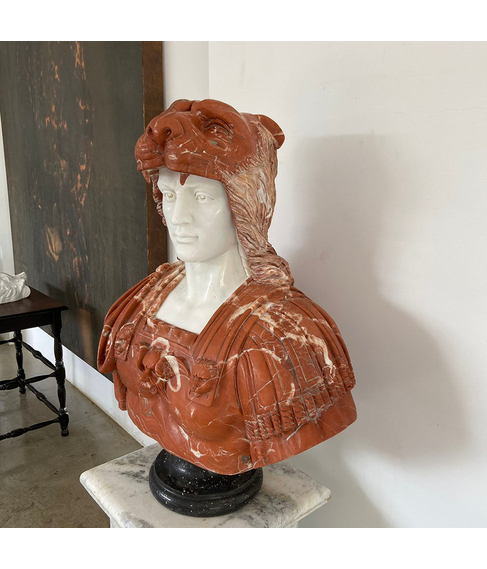 imagem de Busto em Mrmore  Hrcules III 79cm - BMP033