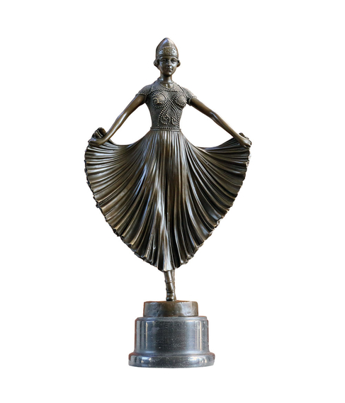 imagem de Escultura de Bronze The Actress Chiparus 56cm - EBZ302