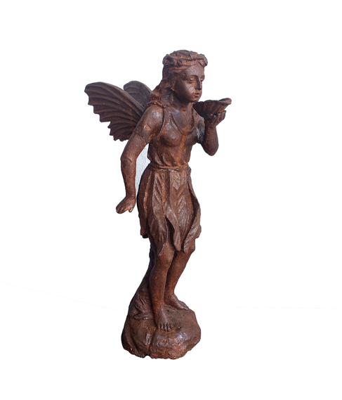 imagem de Escultura Fada de Ferro Fundido 52cm - EF347