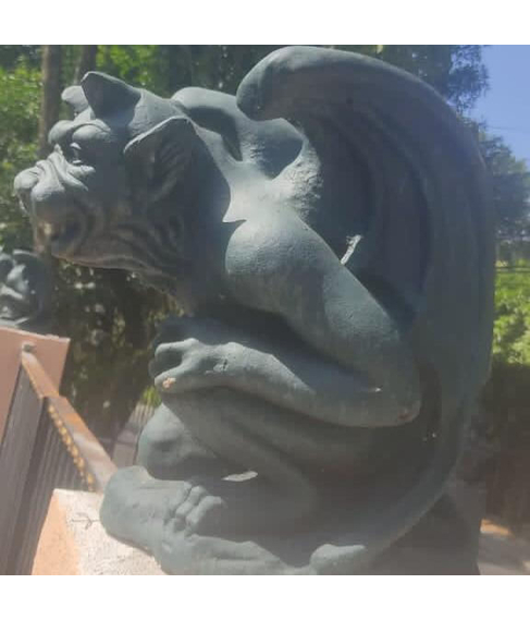 imagem de Escultura Grgula Ferro Fundido 45cm - EF228