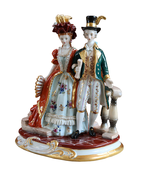 imagem de Escultura Jovem Casal 28cm - EPC341