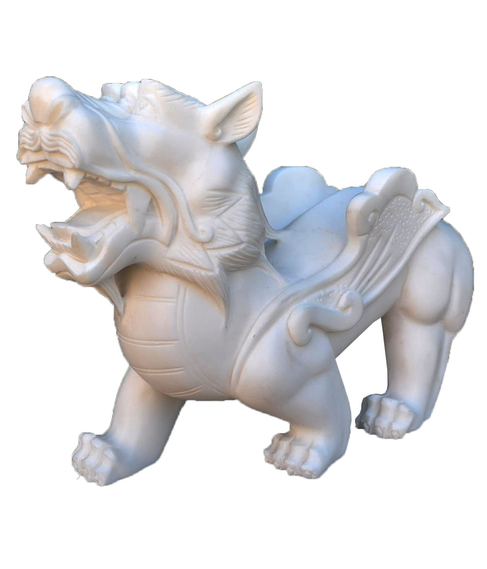 imagem de Escultura Leo Chins 20cm - EMP252