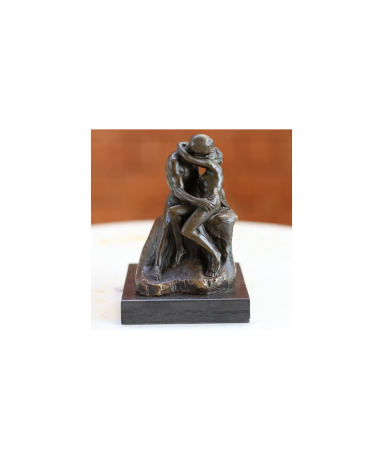 imagem do produto Escultura o Beijo Rodin 14cm - Acabou