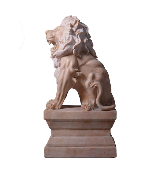 imagem de Escultura Par de Leo Sentado 120cm - EMP376