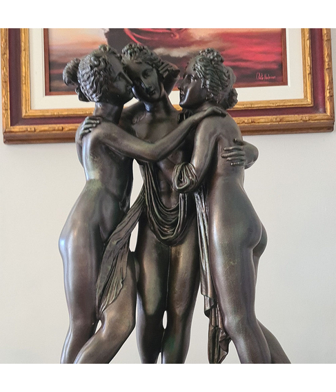 imagem de Escultura Trs Graas 62cm - EML170