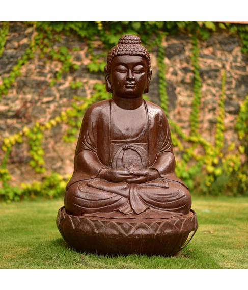 imagem de Fonte Buda Flor de Lotus 100cm - FF162