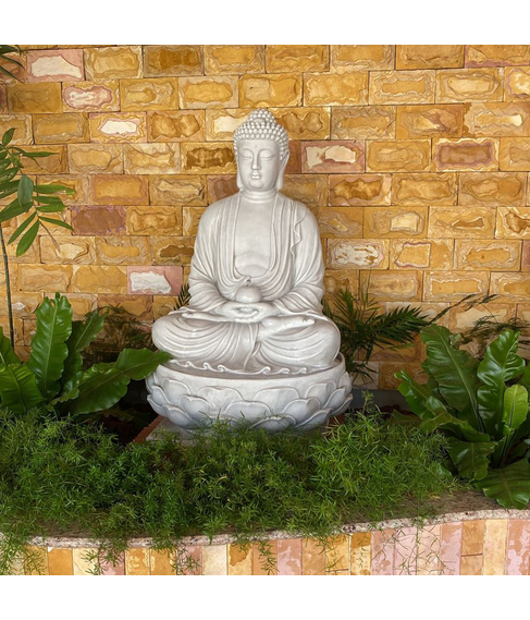 imagem de Fonte Buda Flor de Lotus 90cm - FML092