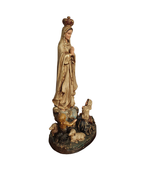 imagem de Imagem Nossa Senhora de Ftima com Pastores 60cm - IR064