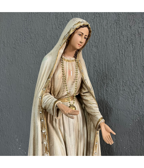 imagem de Nossa Senhora de Ftima com Tero 66cm - IR319