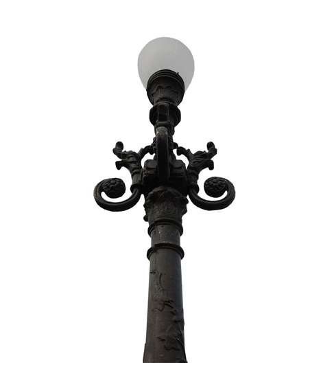 imagem de Poste Rio Antigo 1 com Capitel 400cm - VRF025